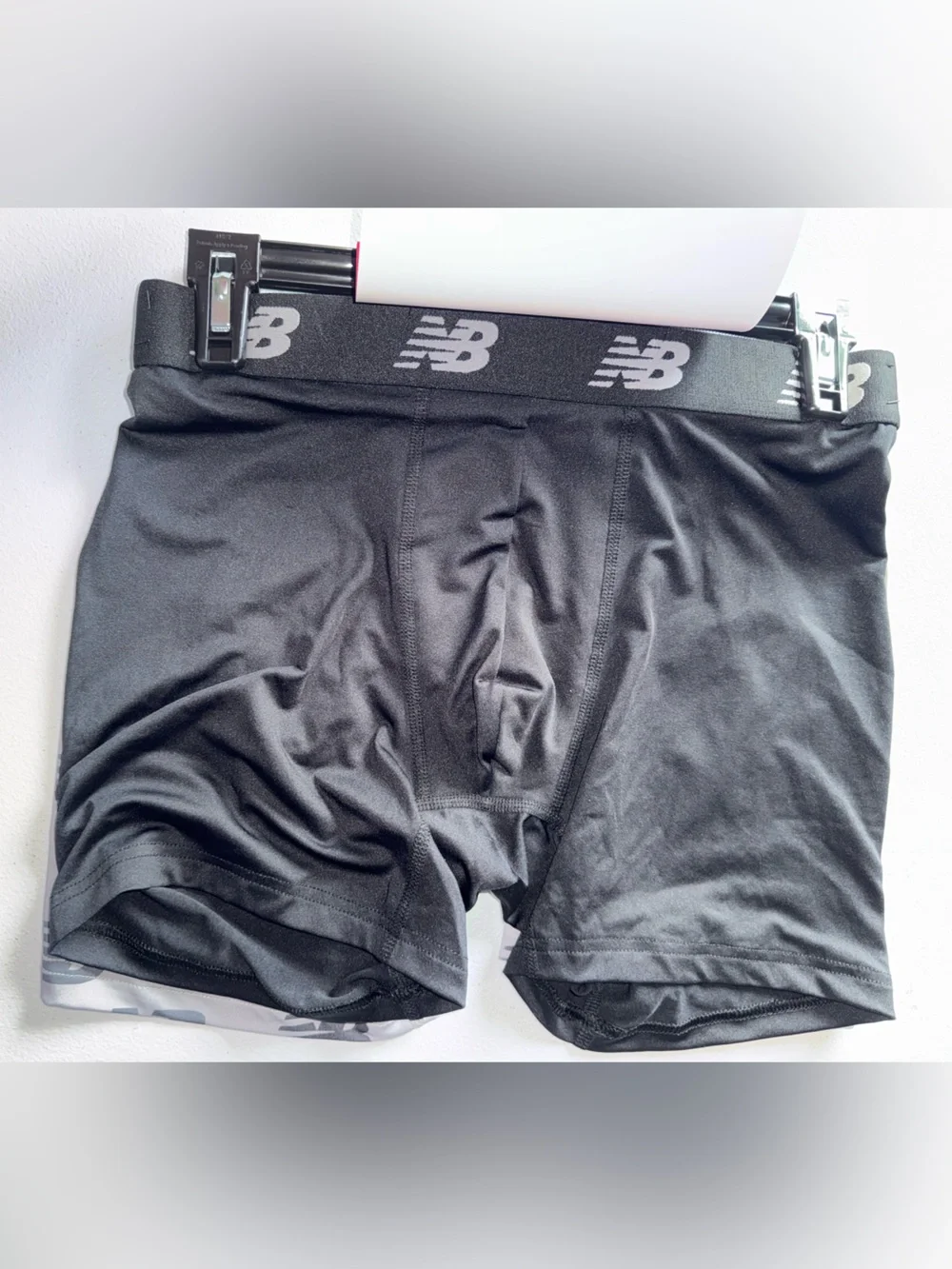 New Balance Men’s Performance Boxer Briefs 2 Pack NWT Logo Print Size M 32”-34”